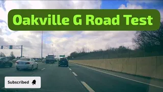 Oakville Road Test G Test | Full G Real time Road Test