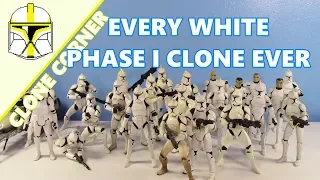 Clone Corner #51: EVERY 3.75" White Phase I CLONE TROOPER EVER!