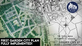 Recreating a REAL 100 YEAR OLD UK PLAN in Cities Skylines (Timelapse)