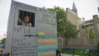 Replica of solitary confinement cell draws shock and tears