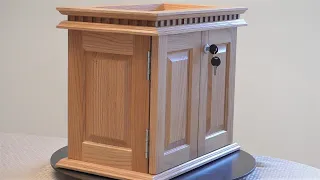 Small cabinet with dentil molding