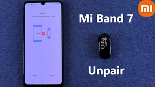 How To Unpair Xiaomi Smart Band 7 | Mi Band 7