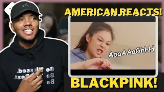 AMERICAN Reacts To - chaotic blackpink moments that i can't forget | Dar The Traveler