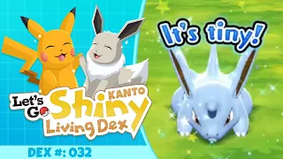 SHINY NIDORAN (MALE)!! I ALMOST DIDN'T SEE IT!! | Pokemon Let's GO Pikachu and Eevee!