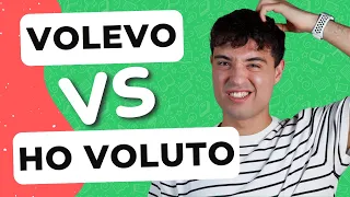 VOLEVO vs HO VOLUTO: which one to choose in Italian | Passato prossimo or Imperfetto?