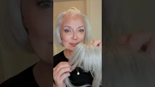 How to Use Clip in Bangs for a Receding Hairline.