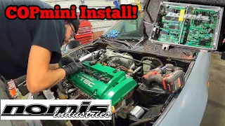 ALL MOTOR H2B Honda Civic EG | NOMIS INDUSTRIES COIL ON PLUG(COP) MINI KIT Install | VTEC