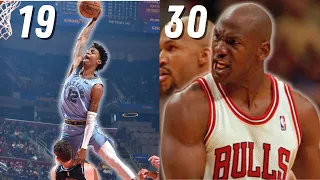 Top 3 Disrespectful Dunks At Every Age! (19 Years to 30 Years)