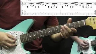 RATM - Killing In The Name - Alternative Rock Guitar Lesson Part1 (w/Solo&Tabs)