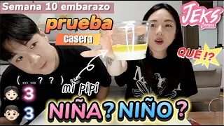 Hicimos pruebas caseras para saber si es niña o niño 🧐 Será REAL esto!? - JEKS Coreana