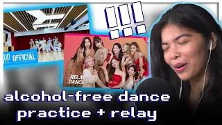 TWICE 트와이스 "Alcohol-Free" Relay + Dance Practice