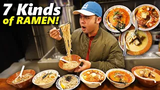 Eating 7 Kinds of Ramen in Baguio's BEST RAMEN Shop! This is INSANE!