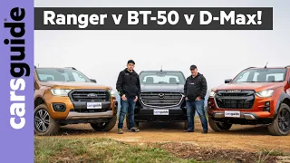 2021 Dual Cab 4WD Ute Comparison: Ford Ranger Wildtrak vs Isuzu D-Max X-Terrain vs Mazda BT-50 GT