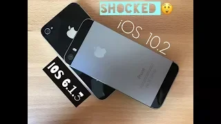 ❗️EXTREMELY  SURPRISED ❗️iPhone 4S (iOS 6.1.3) vs iPhone 5S (iOS 10.2) 📱 4S RAM is really slow ❌❗️