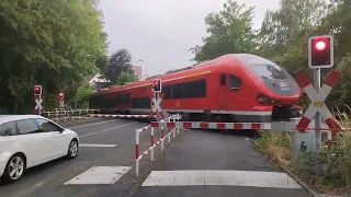 Paso a nivel en Dortmund-Rombergpark (D) (2) // Railroad crossing // Bahnübergang