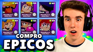 COMPRO TODOS LOS BRAWLERS EPICOS en UNA NUEVA CUENTA de BRAWL STARS