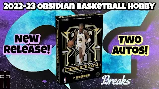 NEW RELEASE🚨| 2022-23 Obsidian Basketball Hobby Box Review | 2 AUTOS!