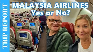 MALAYSIA AIRLINES Flight from Kuala Lumpur to Doha Onboard Airbus A330 in Economy Class