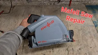 Repairing a Mafell MT55 plunge saw that won't start up.