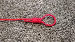 The tighter the knot, the stronger the tie is. The angler usually uses this method to tie the hook