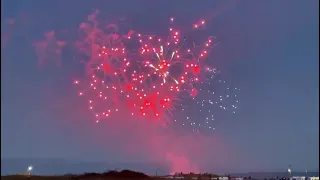 porthcawl hi-tide firework display 2nd Jun 2022