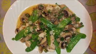 Ginisang Sardinas with Mushroom & Green Peas