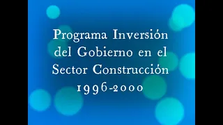 Programa de Construccion de Jose Francisco Pe;a Gomez para el Gobierno 1996-200 REPUBLICA DOMINICANA