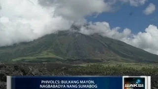 Phivolcs: Bulkang mayon, nagbabadya nang sumabog