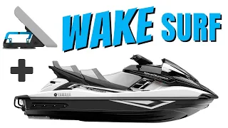 Wake Shapers to Surf behind a Jet Ski on a Hydrofoil