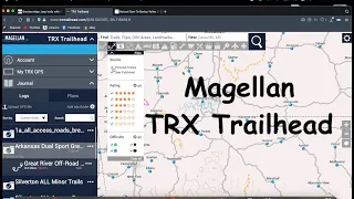 Magellan TRXTrailhead Explained GPX Files TRX TRX7 TR7 CS Pro Cam Off Road Jeep Gladiator Dual Sport