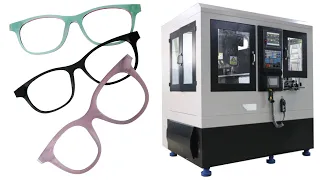 Dual Worktable 5-axis Acetate eyewear manufacturing  Cnc Machine