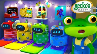 Dreaming of a Tidy Garage | Gecko's Garage | Trucks For Children | Cartoons For Kids