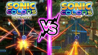 Sonic Colors: Ultimate ALL STAGES & MUSIC COMPARISONS