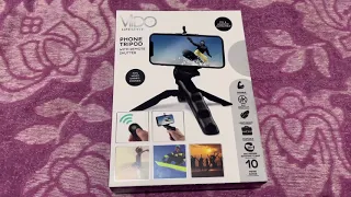 Vido Lifestyle Phone Tripod With Remote Shutter unboxing