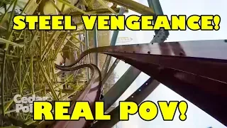 Steel Vengeance Roller Coaster *REAL*  POV! Front Seat! Cedar Point 2018