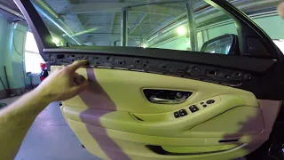 Замена тросик открывания двери  BMW 530d F10