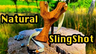 How to build a natural slingshot #germanhandmade #highquality #DIY #DoItYourSelf #Simple