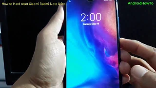 How to Hard reset Xiaomi Redmi Note 8 Pro