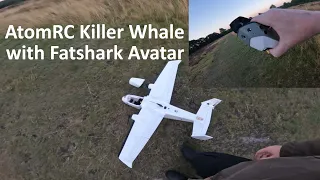 AtomRC / Eachine Killer Whale build and maiden - I got a new Fatshark Avatar system for iNav