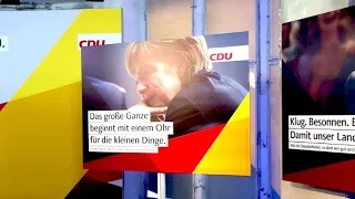 CDU setzt im Schlussspurt voll auf Merkel