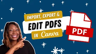 How to Edit PDFs in Canva | Import, Edit & Export with Canva PDF Editor