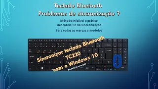 Descobrir PIN de sincronização teclado Bluetooth - Método infalível de instalação e sincronização