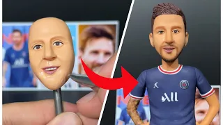 Sculpting Lionel Messi in his new Paris Saint-Germain uniform with Polymer Clay  |  Clay Palace