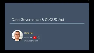 Data Governance & Cloud Act