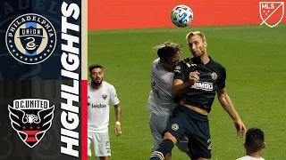 Philadelphia Union vs. D.C. United | August 29, 2020 | MLS Highlights