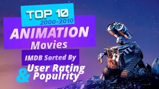 The TOP 10 Animation movies IMDB Sorted By popularity & user rating | 2000-2010 | Don't miss