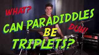 Paradiddle Triplet Drum Fills-blues and jazz drum fills/advanced paradiddle /drum accent studies