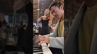 Ludivico Einaudi - Experience Paris Gare Du Nord Piano Violin