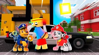 LA PAW PATROL ME DETIENE Y VOY A LA PRISIÓN EN MINECRAFT 😱