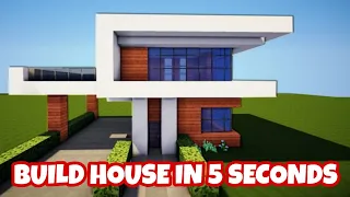 Instant Structures | Build House In 5 Seconds In Minecraft PE